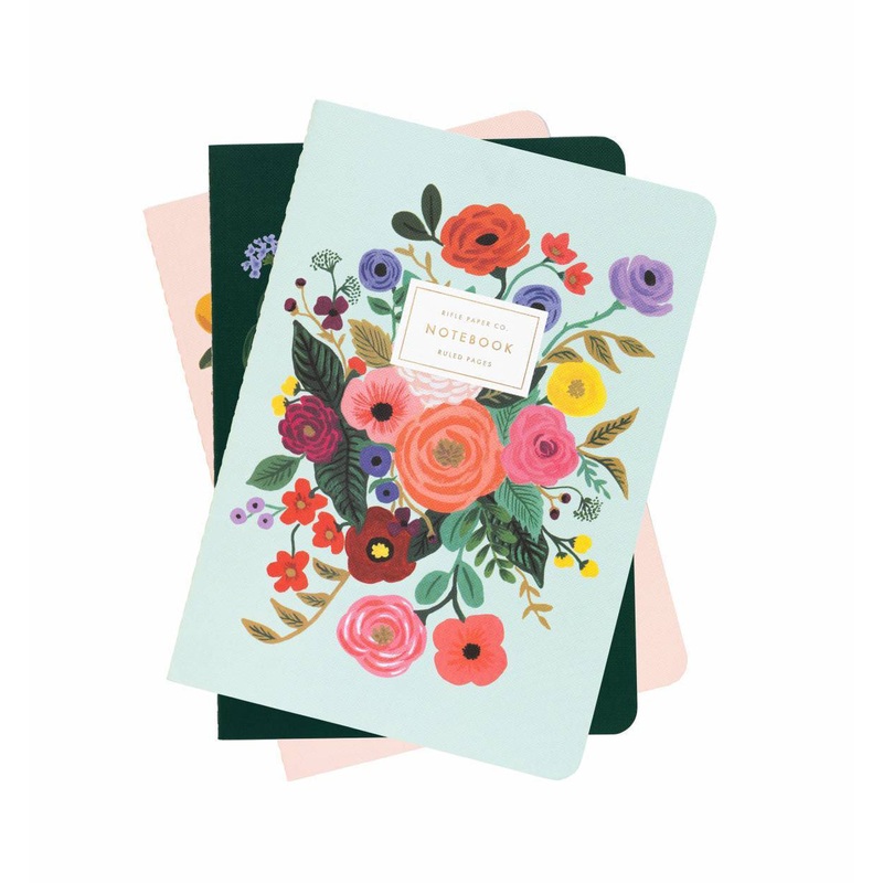 Rifle Paper Co Assorted Set of 3 Garden Party Notebooks