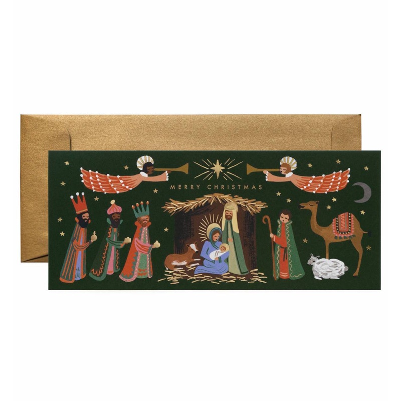 Rifle Paper Co Holiday Nativity No.10 Card