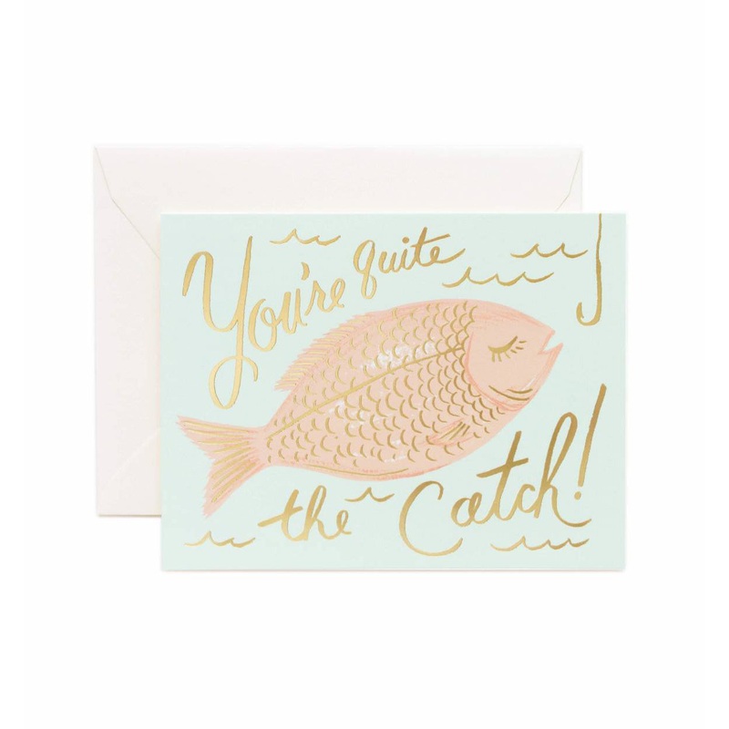 Rifle Paper Co You're A Catch Card