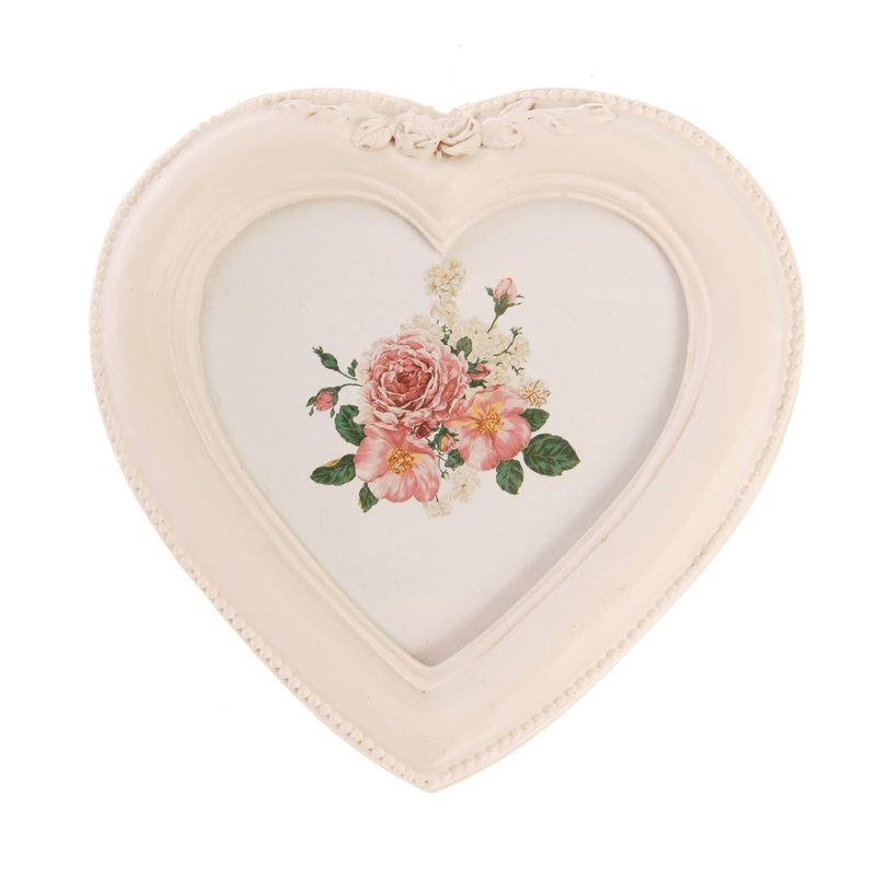 RJB Stone Antique Heart Photo Frame