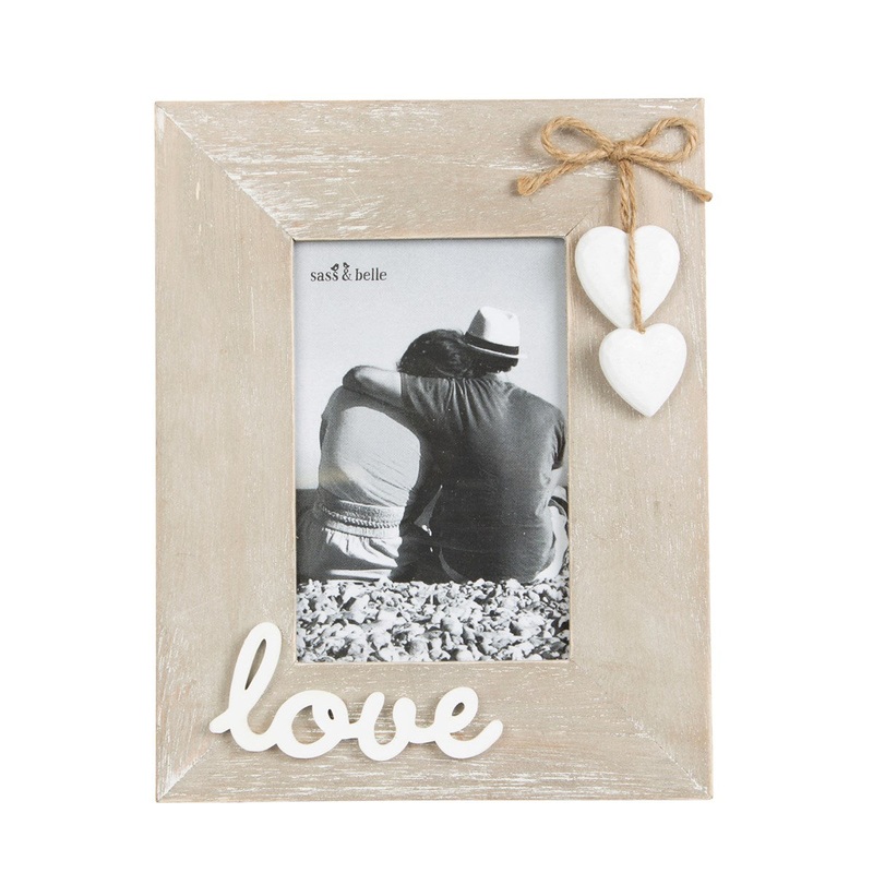 RJB Stone Ashley Farmhouse Love Standing Photo Frame
