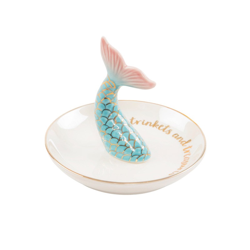 RJB Stone Mermaid Tail Trinket Dish