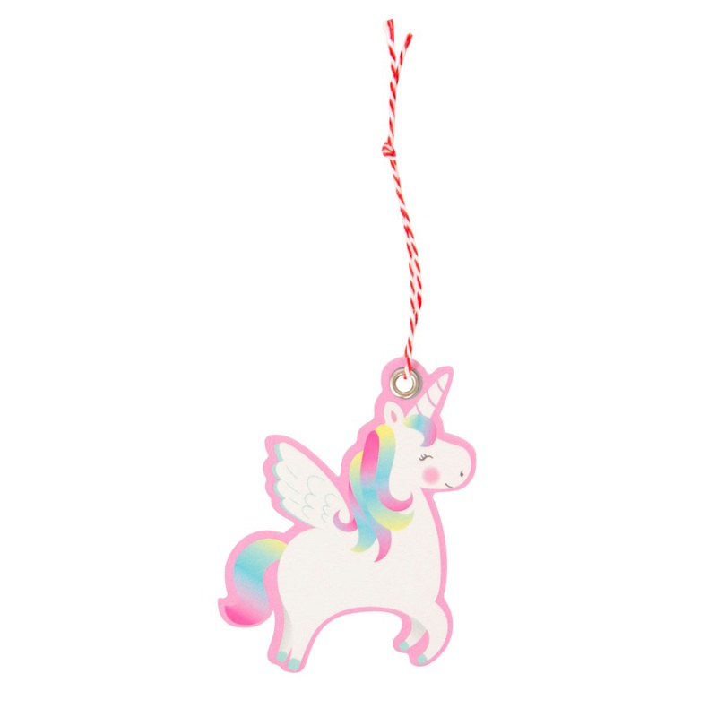 RJB Stone Rainbow Unicorn Gift Tag