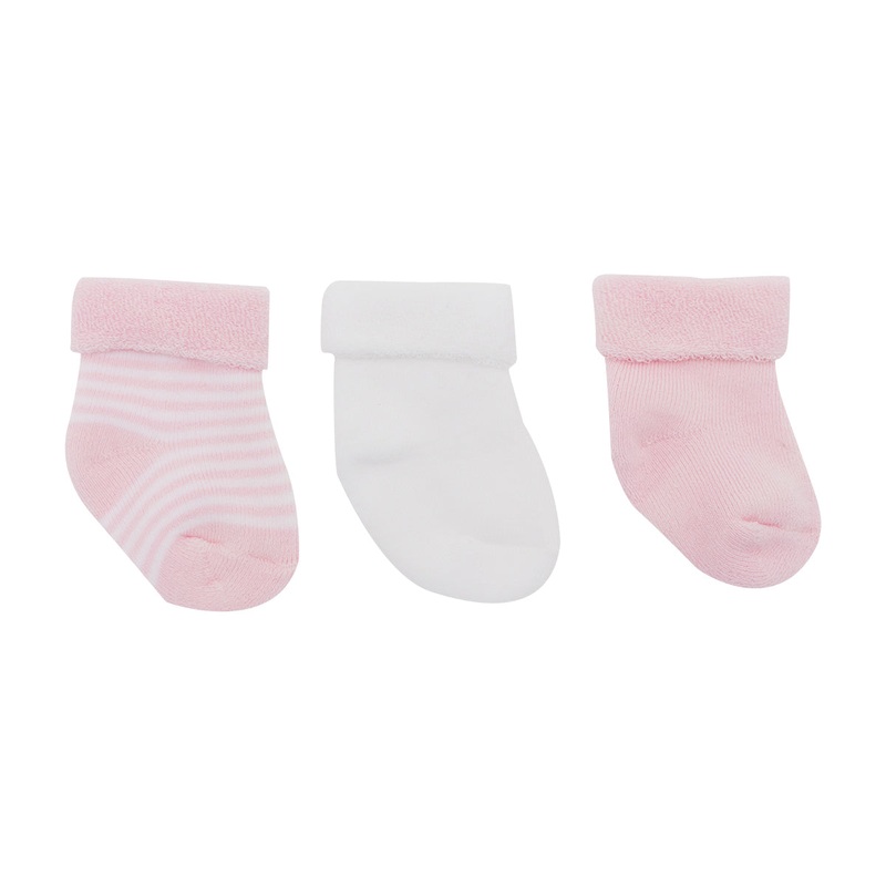 Cambrass Set 3 Socks for Baby Liso Pink