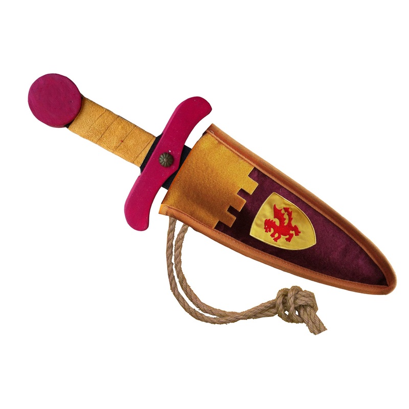 Dagger Softik with Pouch Garnet Dragon