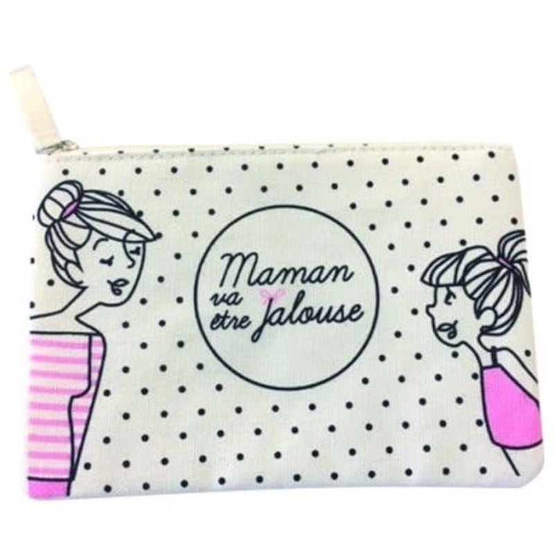 Maman va tre Jalouse Makeup Bag