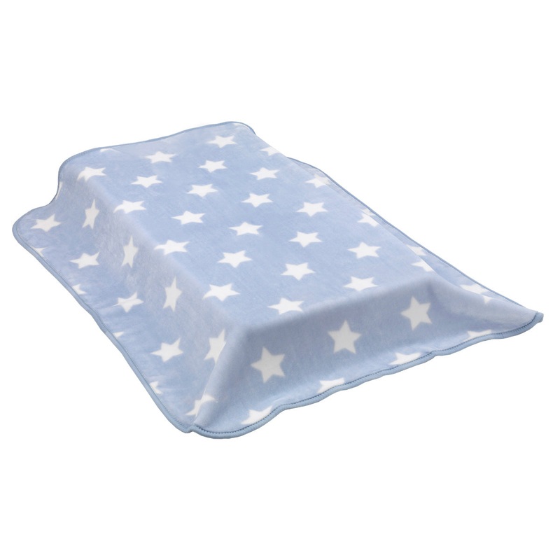 Cambrass Blanket Raschel - Cot Star Blue