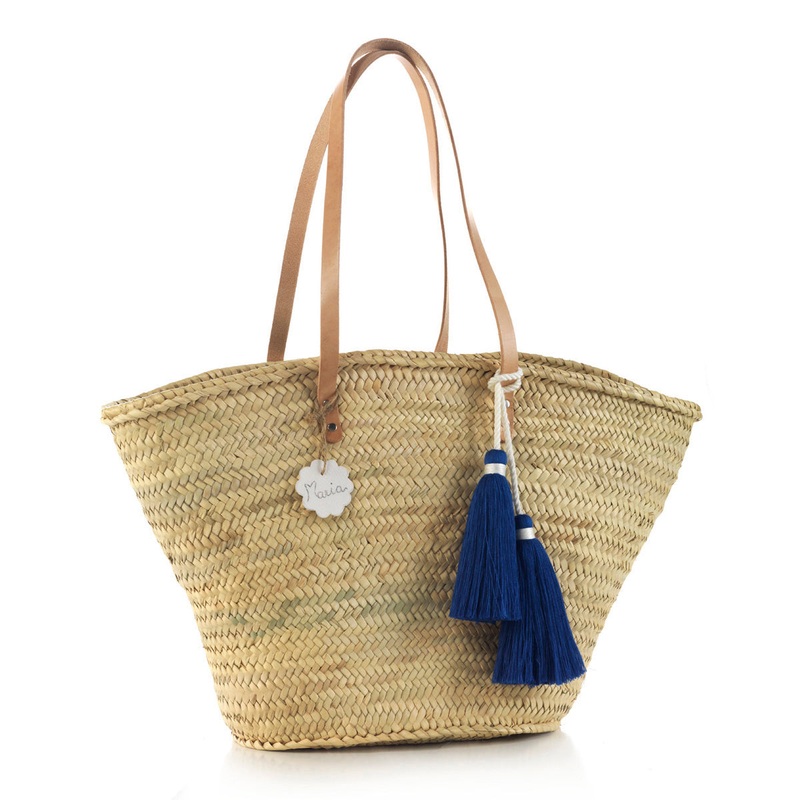 Cambrass Palm Beach Basket Tassel Azulon