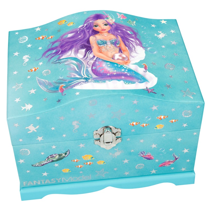 Depesche Fantasy Model Jewellery Box with Light Mermaid