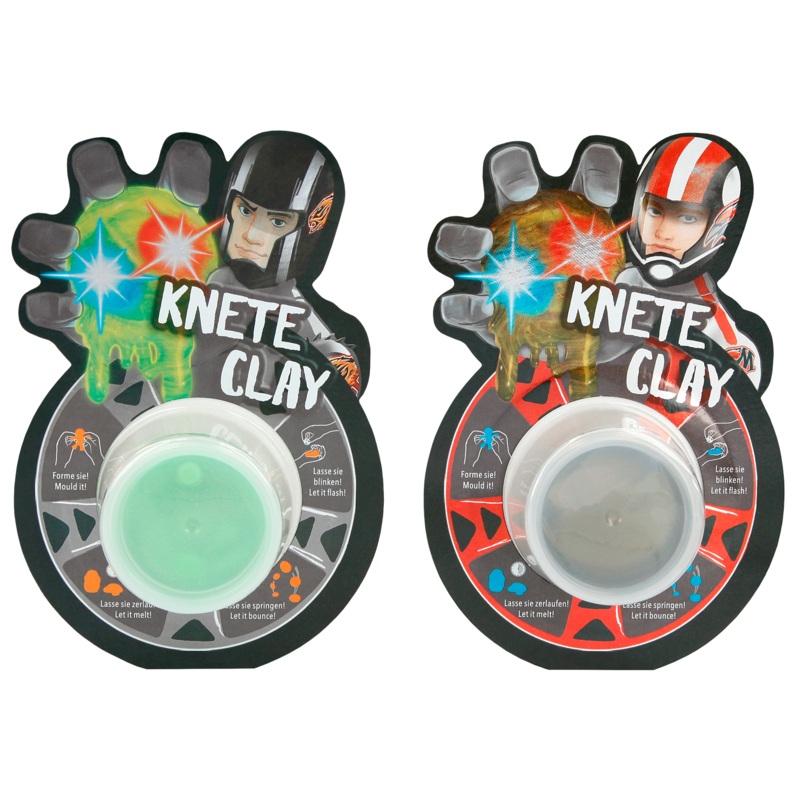 Depesche Monster Cars Jumping Clay with Flashlight (1pc)