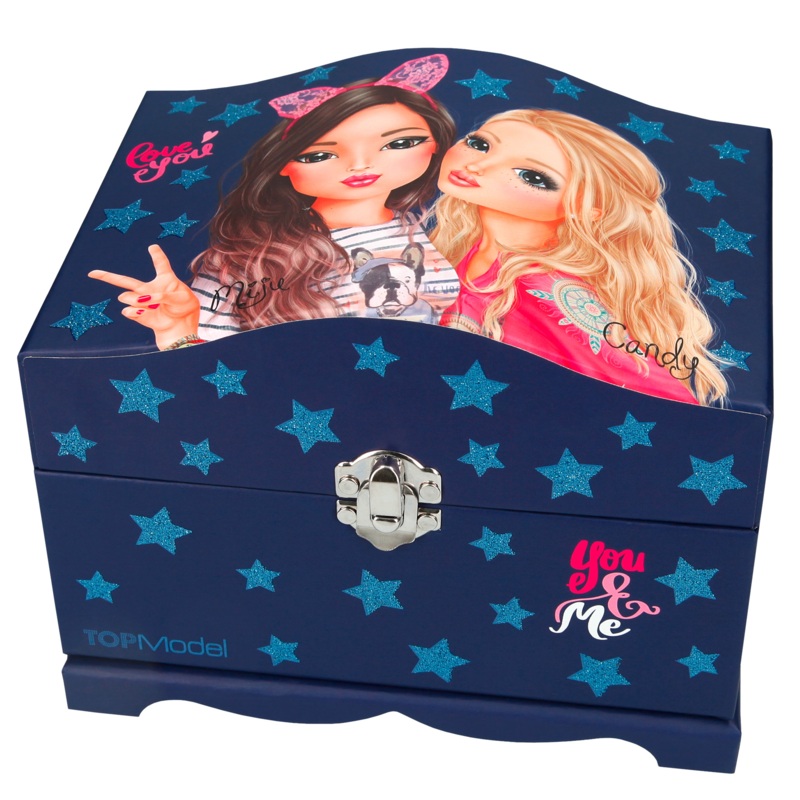 Depesche Topmodel Jewellery Box with Light Blue