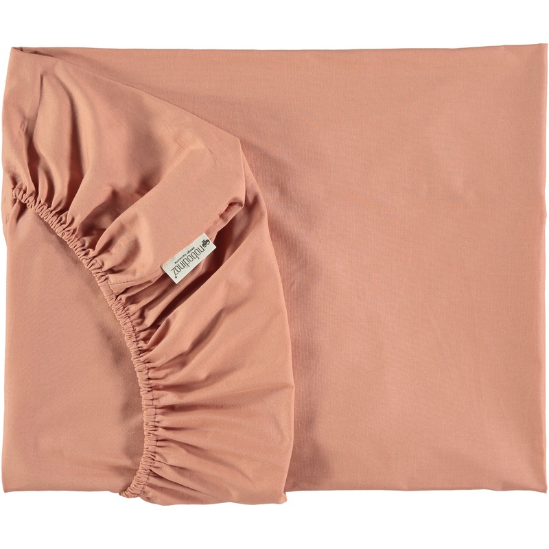 nobodinoz Alhambra Single Fitted Sheet Dolce Vita Pink