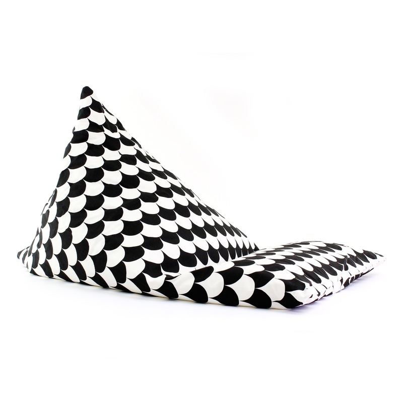 nobodinoz Beanbag Essaouira Black Scales