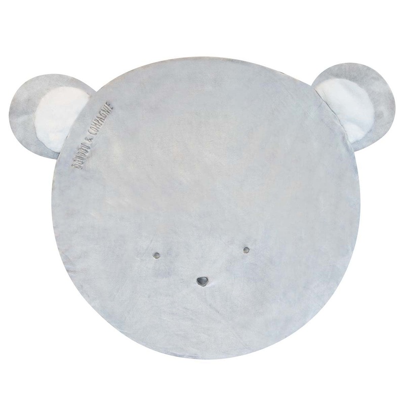 Histoire d'Ours Play Mats Grey Bear Round