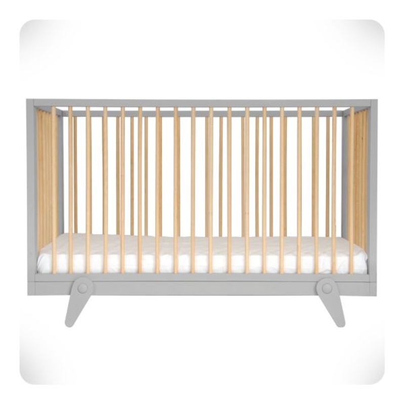Laurette Lit Petipeton Crib 70x140cm Grey (Pre-Order; Est. Delivery in 3-4 Months)