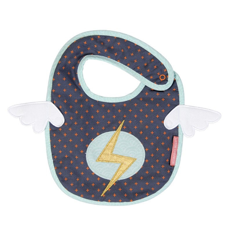 Little Crevette Bib Superheros