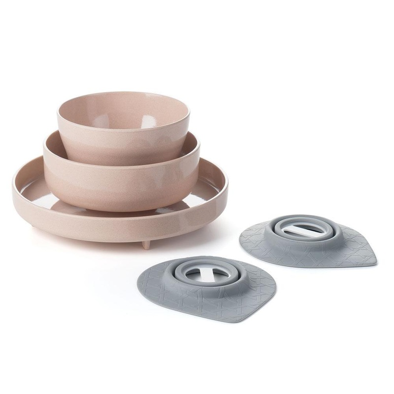 Miniware Eating Master Set of 5 Sandy Stone