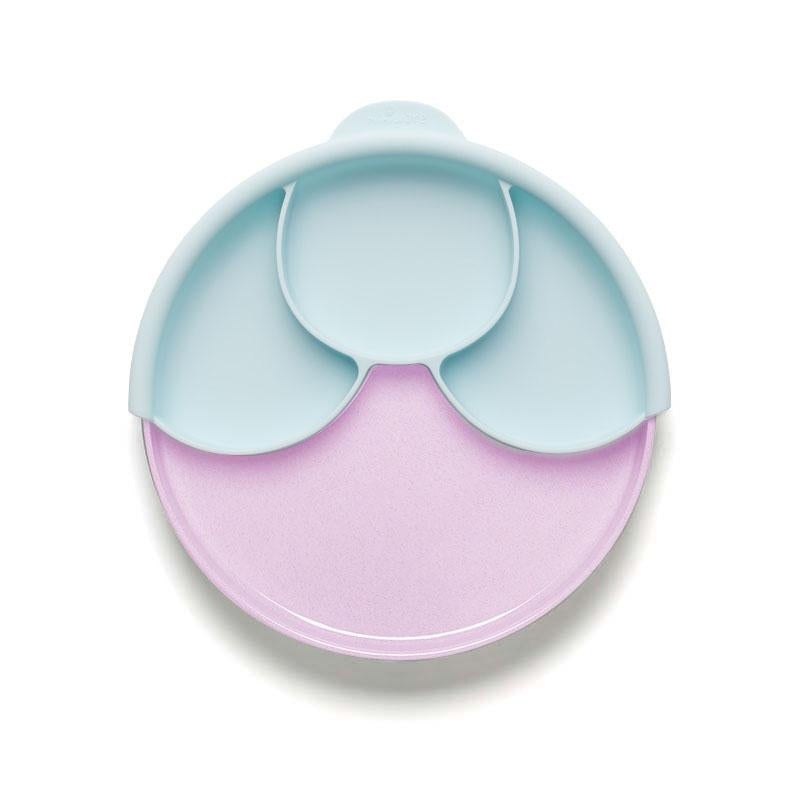 Miniware Smart Divider Plate Set Cherry Blossom + Mint