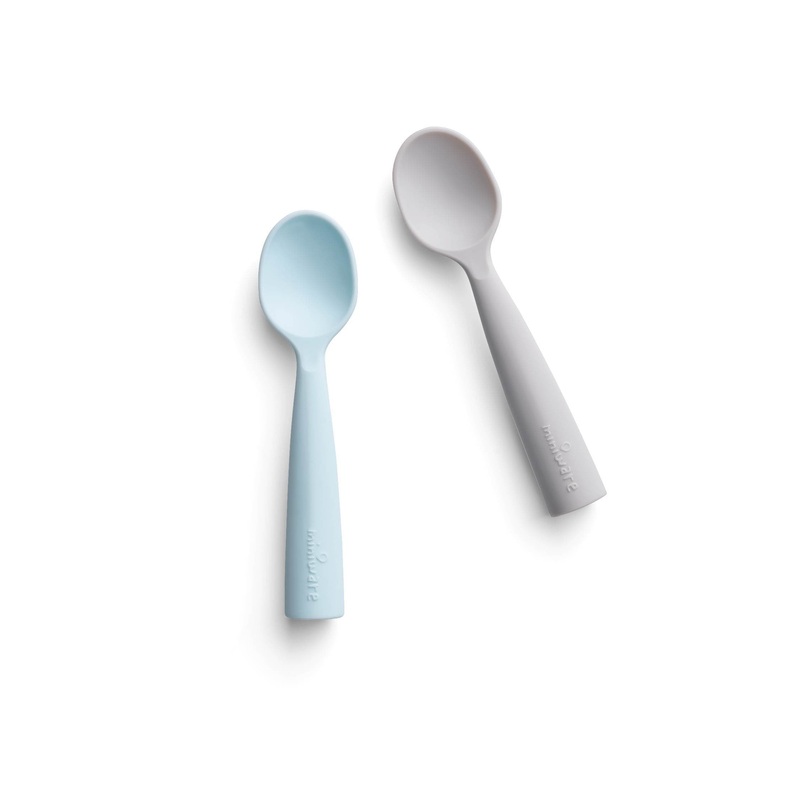 Miniware Training Spoon Set Aqua + Grey
