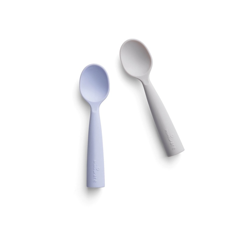 Miniware Training Spoon Set Lavender + Grey