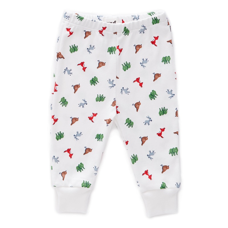 Oeuf Leggings White/Animals