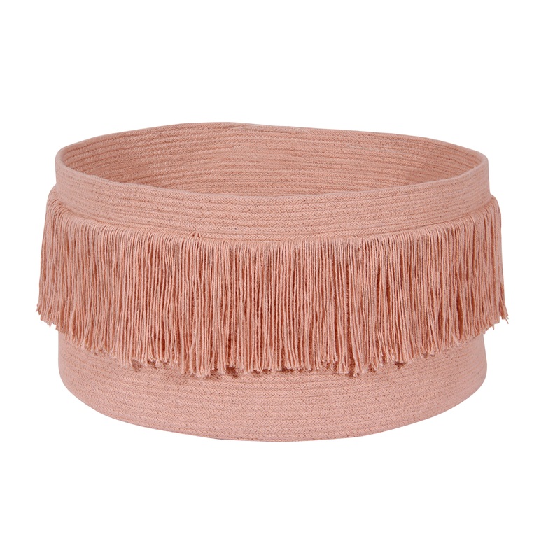 Lorena Canals Fringes Sahara nude Basket