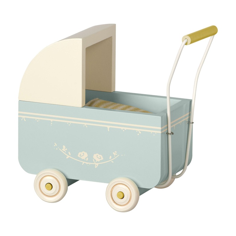 Maileg Pram Blue Micro