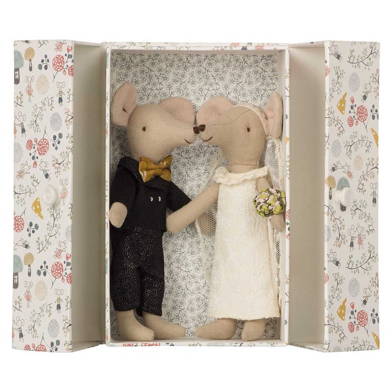 Maileg Wedding Mice Couple in Box