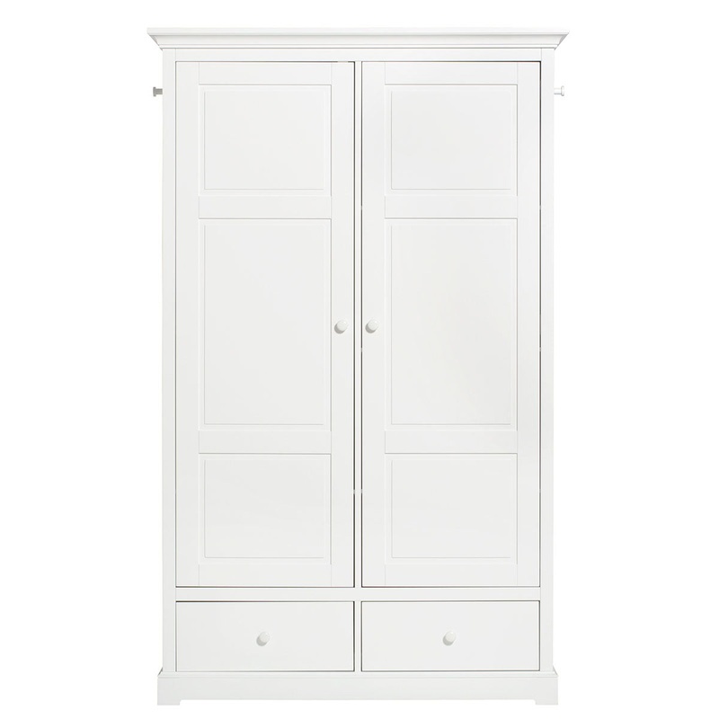 Oliver Furniture Seaside Wardrobe 2 Doors (Pre-Order; Est. Delivery in 6-10 Weeks)
