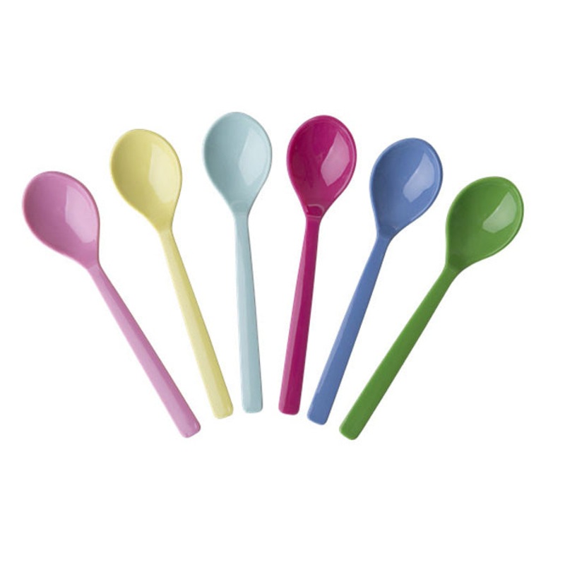 Rice DK 6 Melamine Teaspoons in Assorted Classic Colors