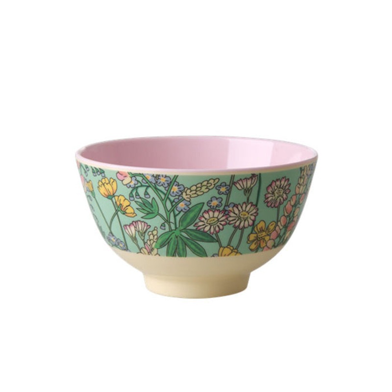 Rice DK Small Bowl with Lupin Print