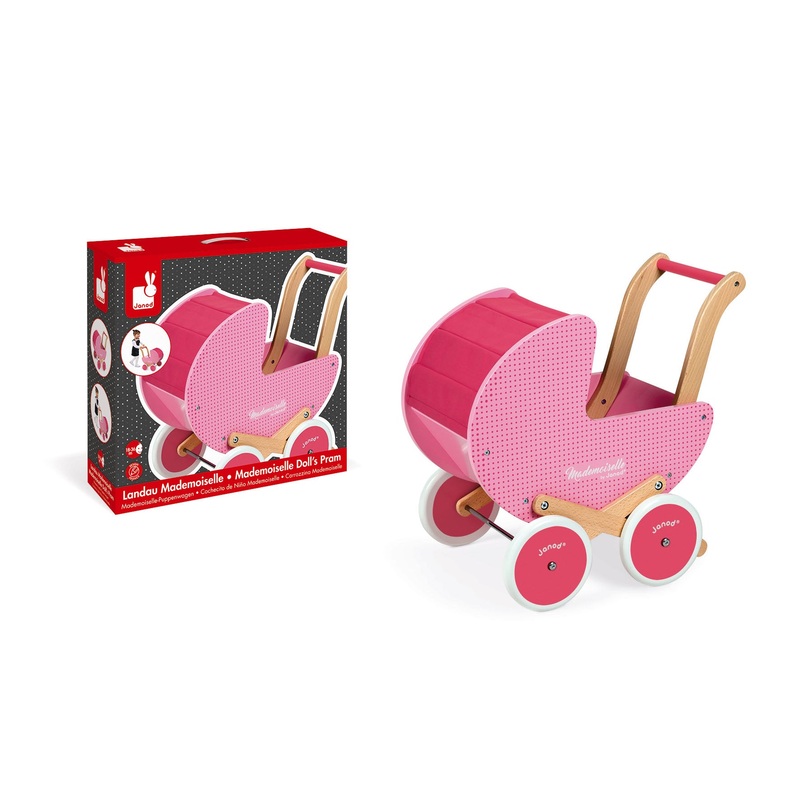 Janod Mademoiselle Doll's Pram