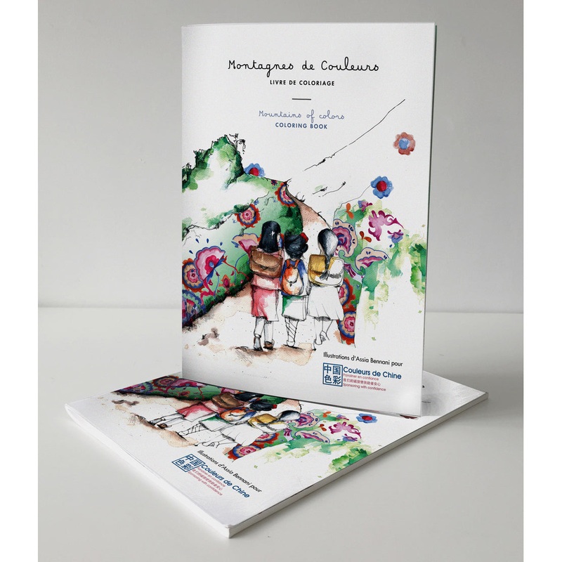 Mountains of Colors Coloring Book