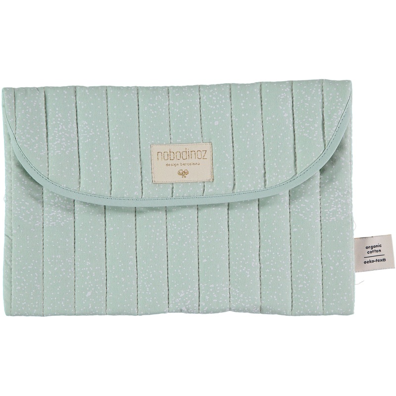 nobodinoz Bagatelle Pouch White Bubble/Aqua