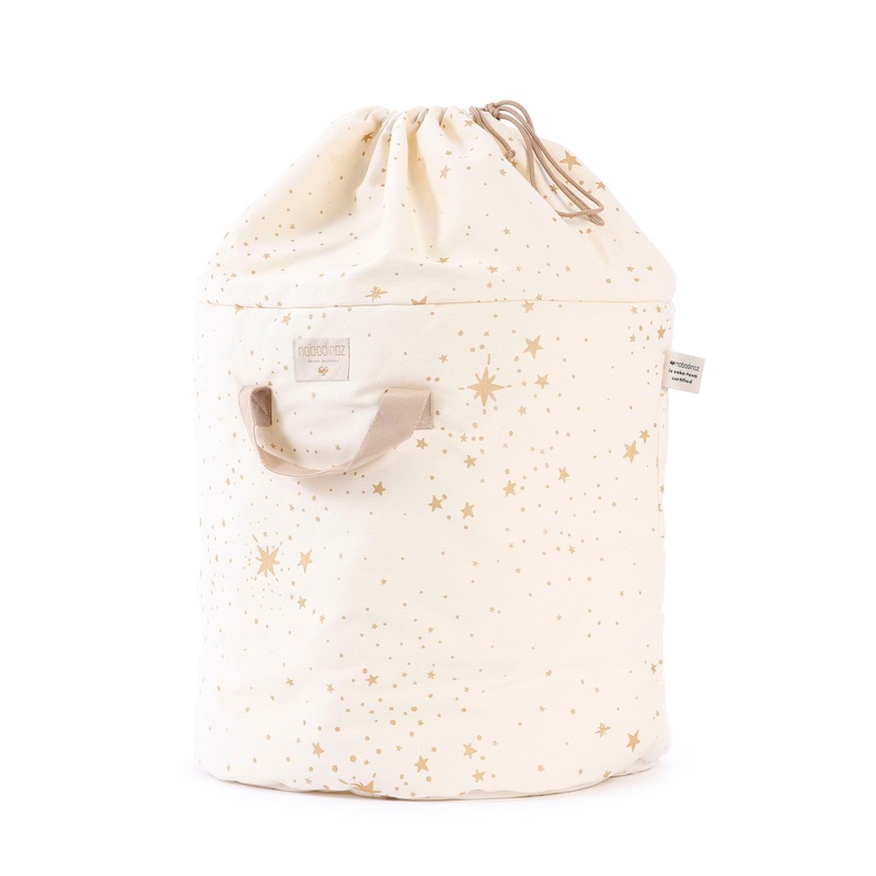 nobodinoz Bamboo Toy Bag Gold Stella/Natural