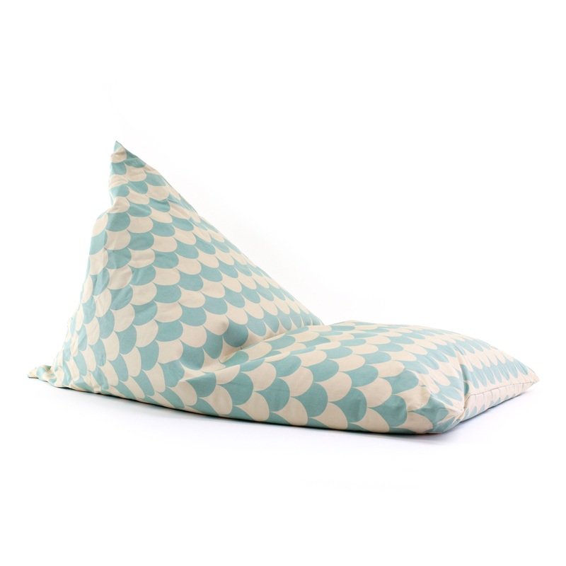 nobodinoz Beanbag Essaouira Green Scales