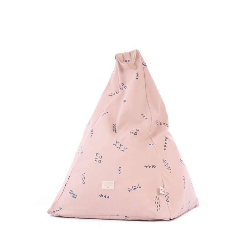 nobodinoz Beanbag Keops Blue Secrets/Misty Pink