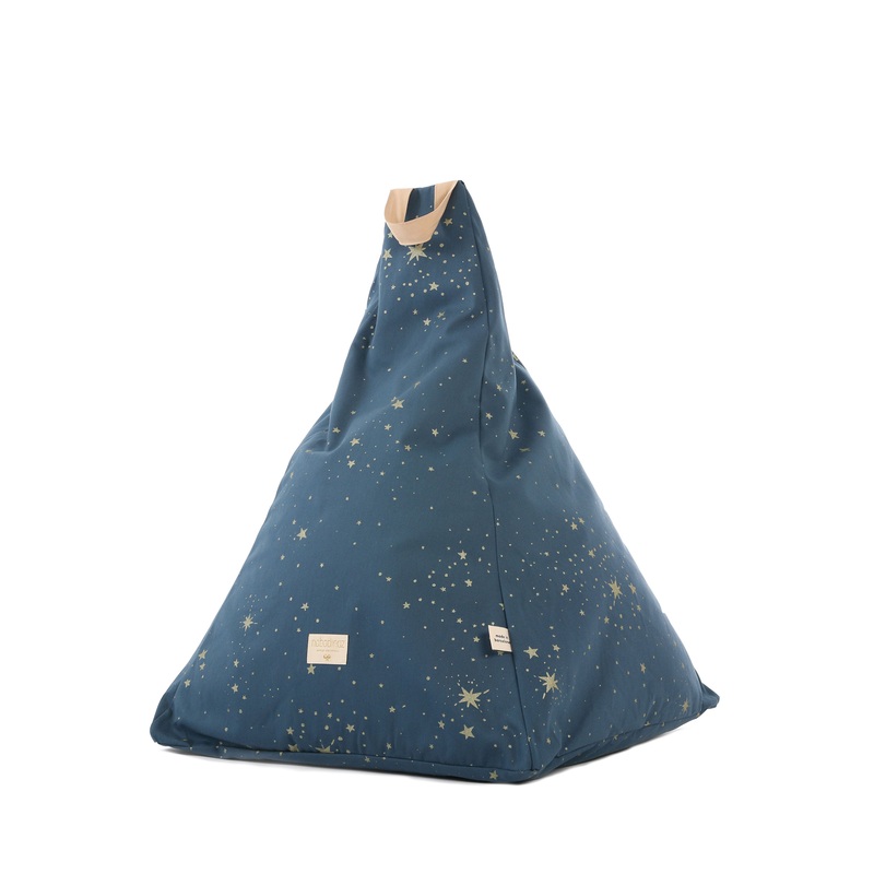 nobodinoz Beanbag Keops Gold Stella/Night Blue