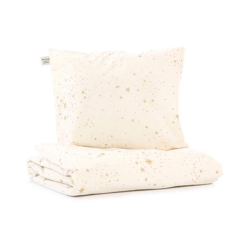 nobodinoz Duvet Cover Himalaya BB Gold Stella/Natural