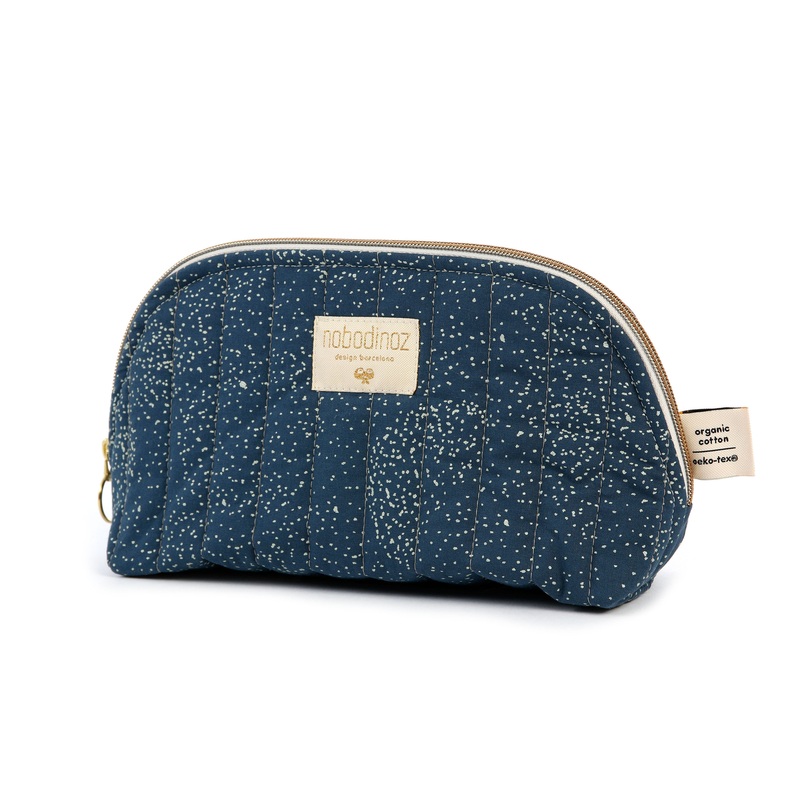 nobodinoz Holiday Vanity Case Gold Bubble/Night Blue