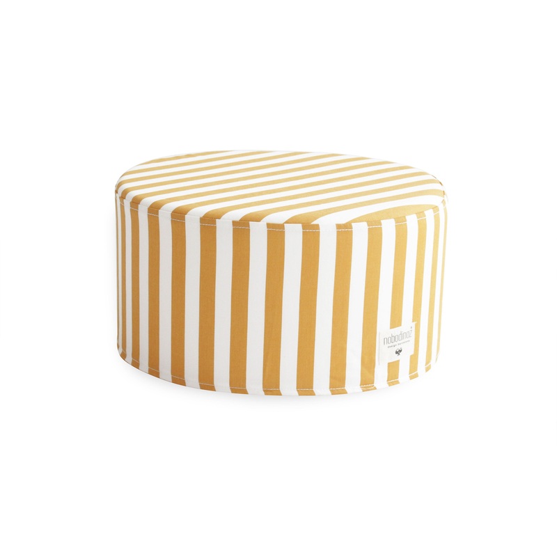 nobodinoz Little Pouffe Soho Honey Stripes