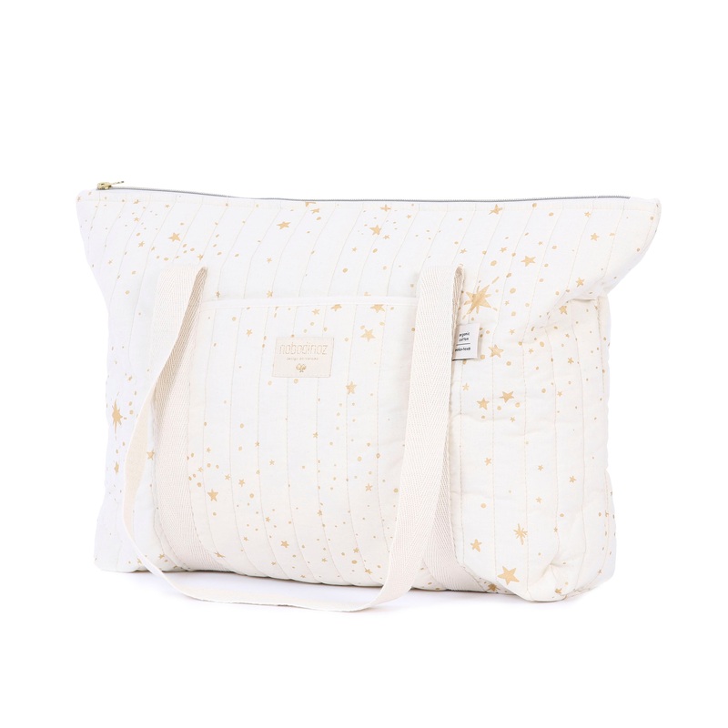 nobodinoz Paris Maternity Bag Gold Stella/Natural