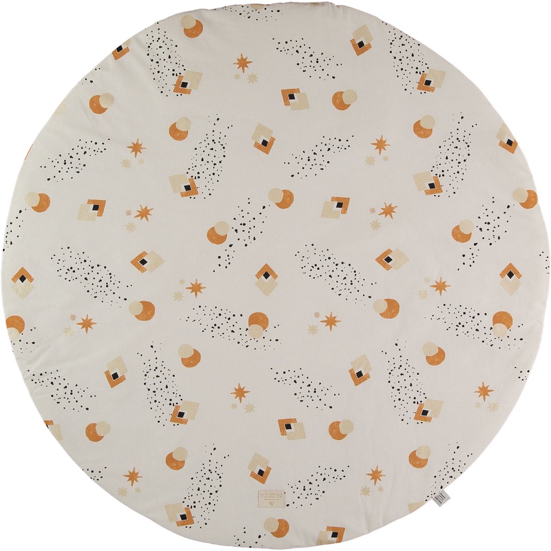 nobodinoz Playmat Small Full Moon Round Sunset Eclipse/Natural