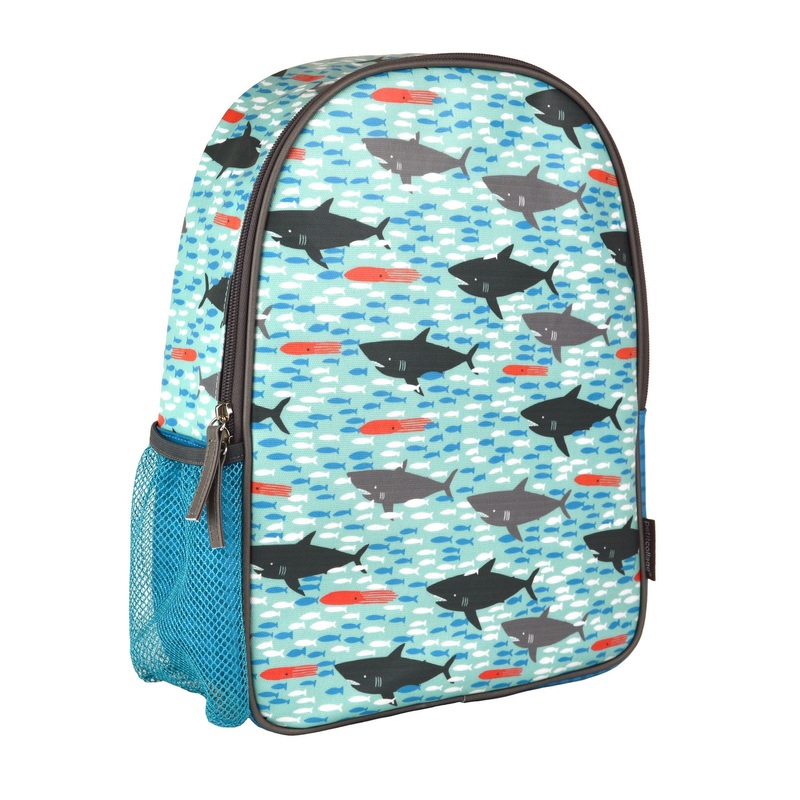 Petit Collage Backpack Sharks