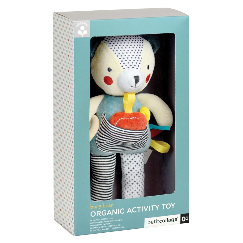 Petit Collage Organic Activity Toy Bear