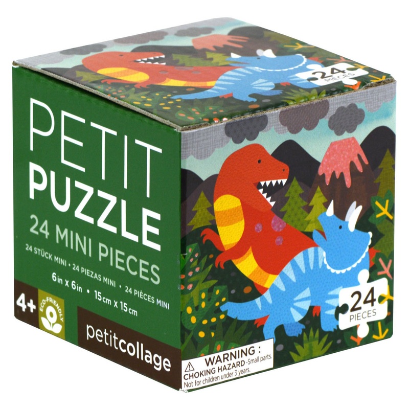 Petit Collage Petit Puzzle Dinosaurs