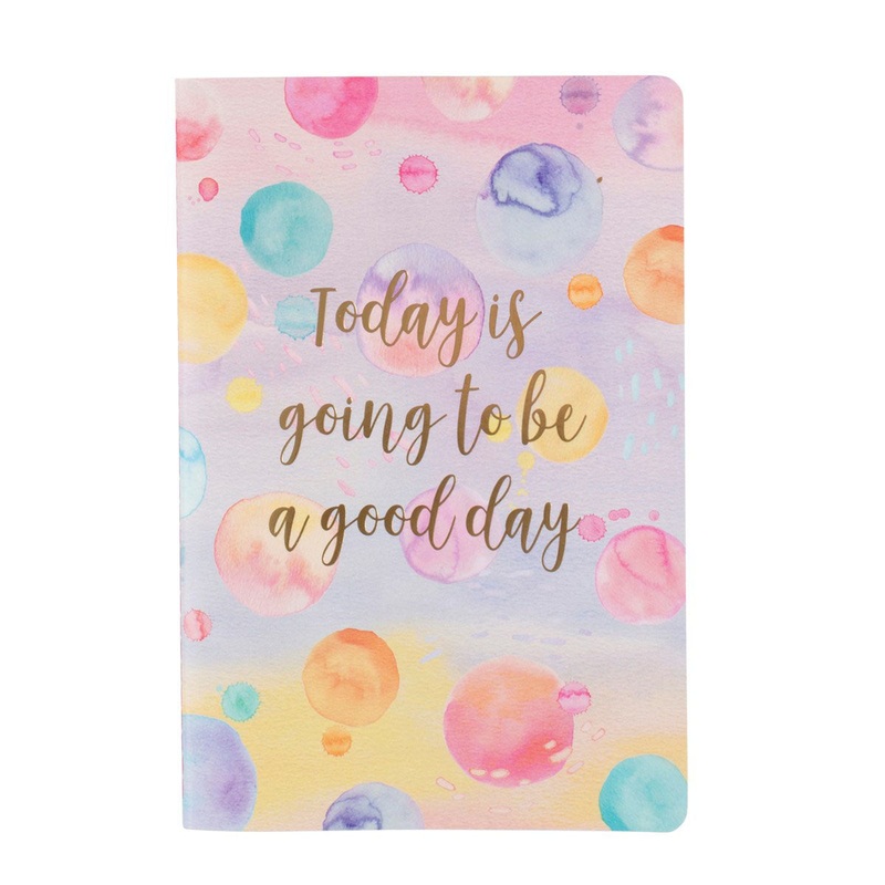 RJB Stone Good Day Paint Splash A5 Notebook