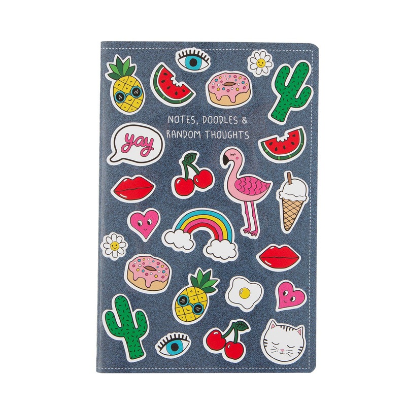 RJB Stone Patches and Pins Notebook