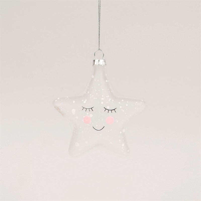 RJB Stone Sweet Dreams Speckled Star Bauble