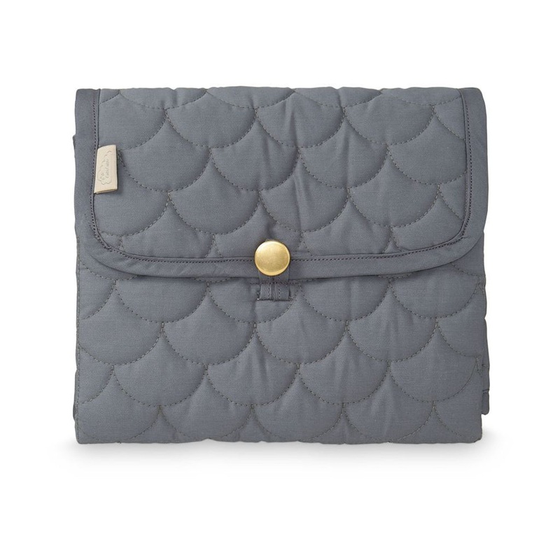Cam Cam Copenhagen Changing Mat Quilted Charcoal